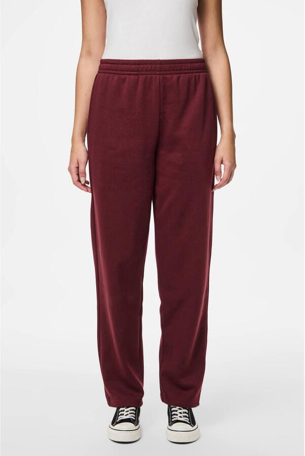 PIECES sweatpants PCCHILLI donkerrood - Foto 2