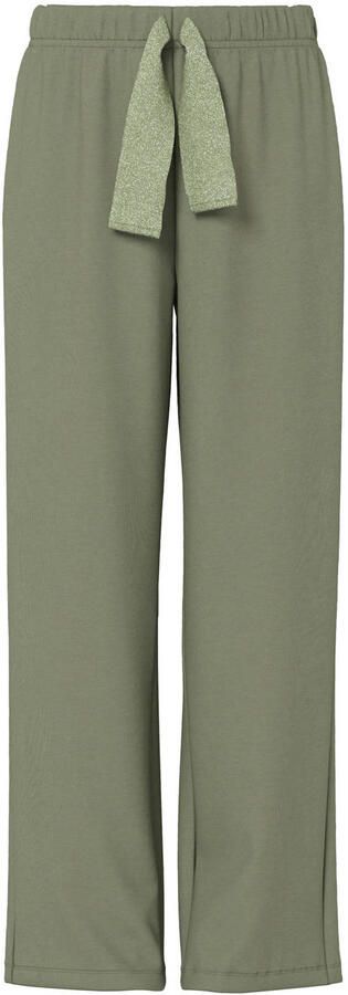 PIECES sweatpants PCCHILLI olijfgroen