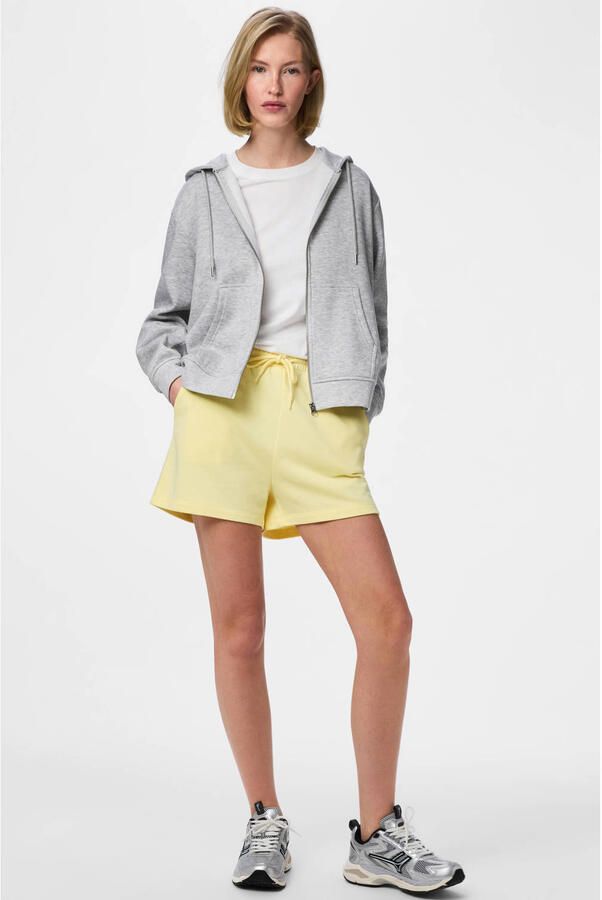 Pieces regular fit sweatshorts van katoenmix model 'CHILLI' - Foto 2