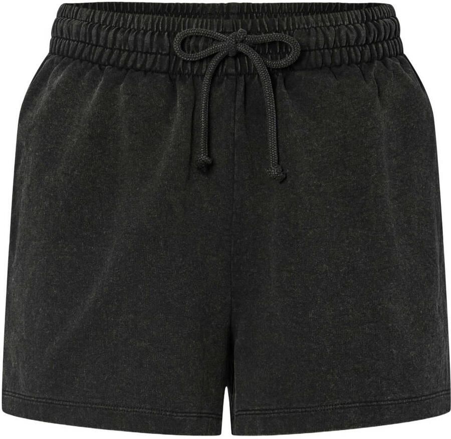 PIECES sweatshort PCCHILLI zwart