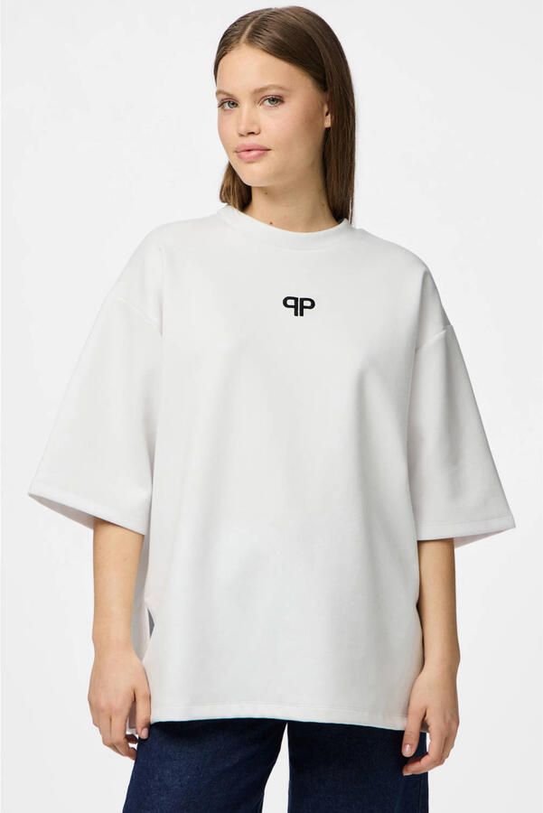 PIECES T-shirt ecru