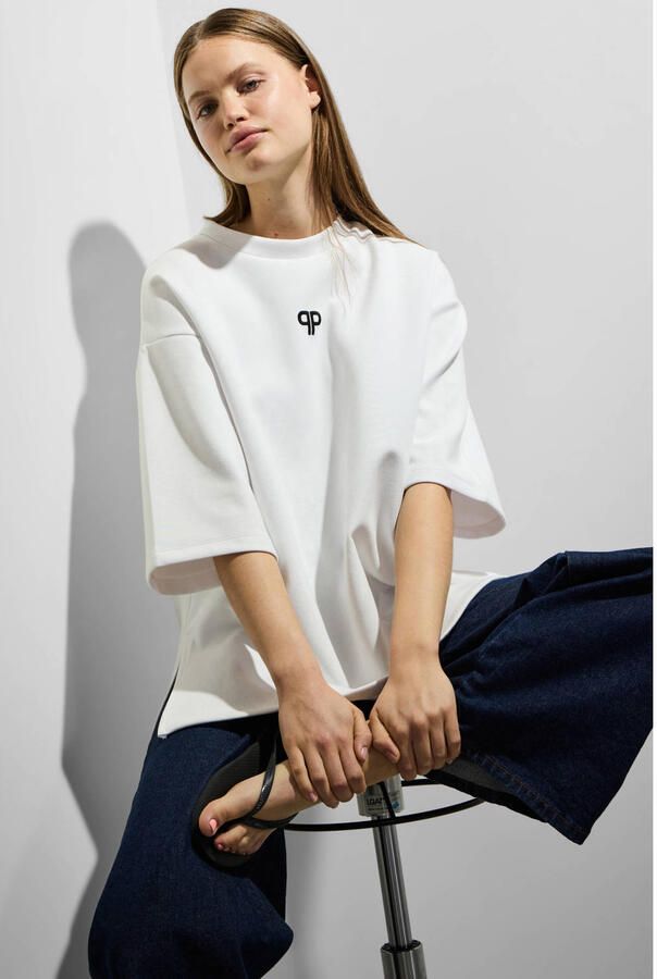 PIECES T-shirt ecru - Foto 3