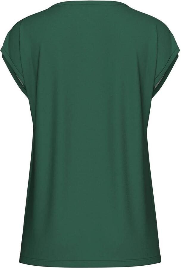 Pieces Korte Mouw Blouse Green Dames
