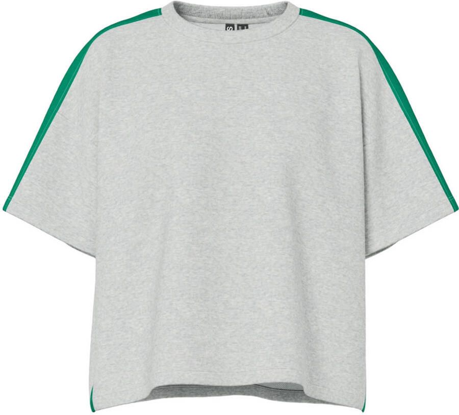 PIECES T-shirt PCCHILLI grijs groen