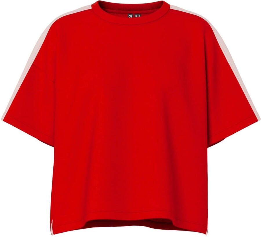 PIECES T-shirt PCCHILLI rood roze