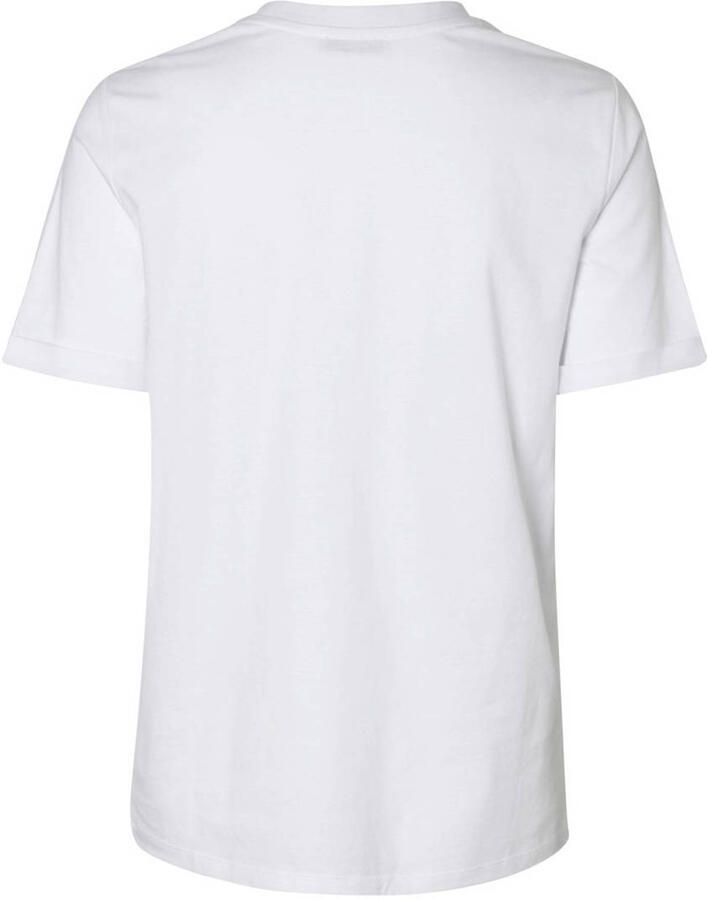 Pieces Shirt met ronde hals PCRIA SS FOLD UP SOLID TEE NOOS BC - Foto 5