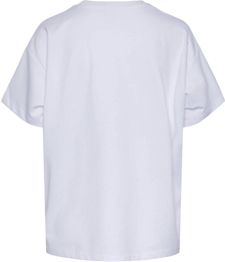 Pieces Shirt met korte mouwen PCSKYLAR SS OVERSIZED TEE NOOS