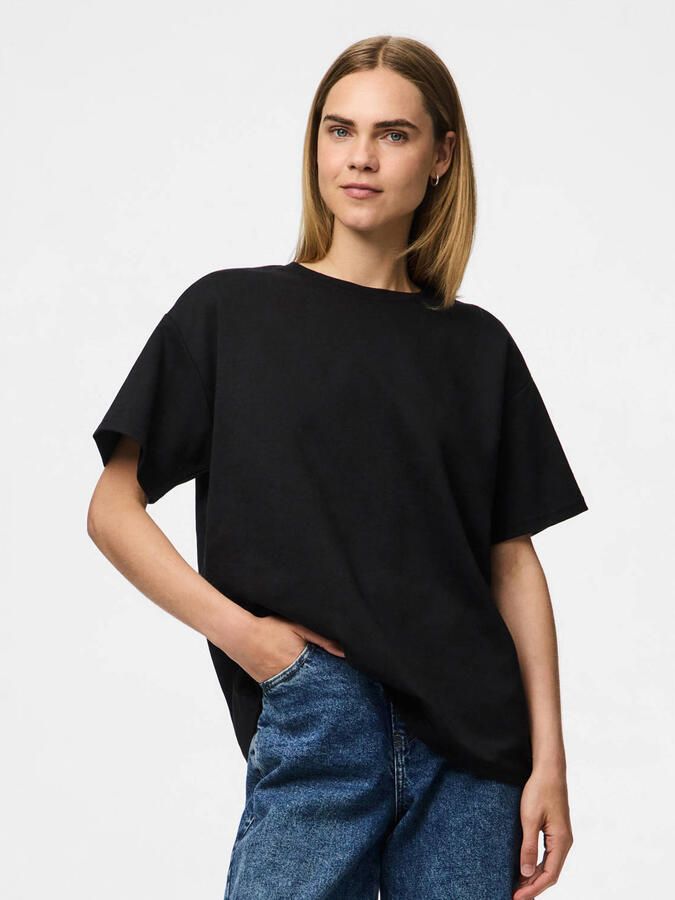 Pieces Shirt met korte mouwen PCSKYLAR SS OVERSIZED TEE NOOS