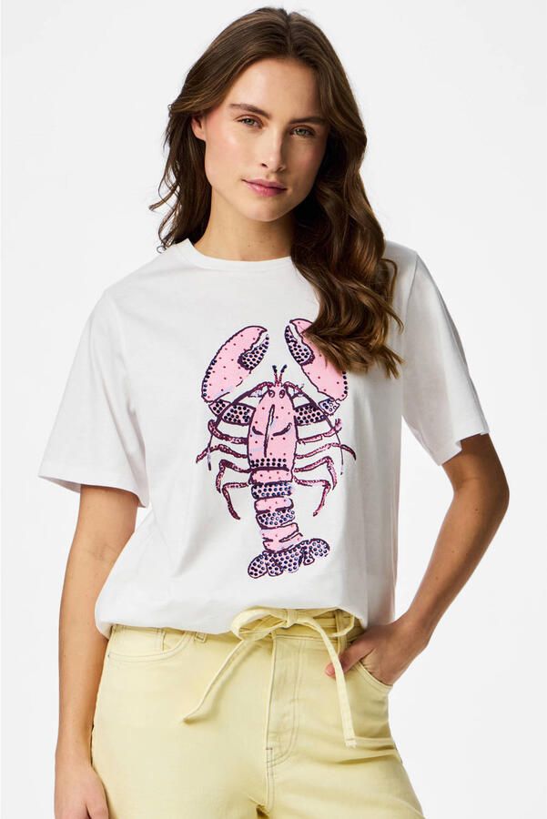 PIECES T-shirt wit