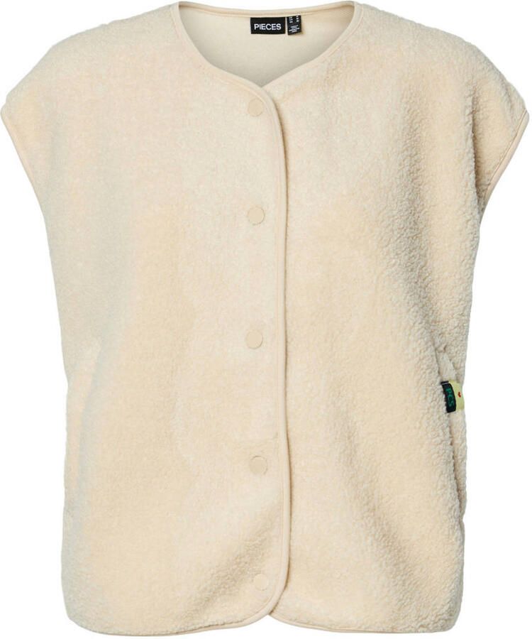 Pieces Relaxed fit gilet in luipaardlook model 'KATTY' - Foto 3