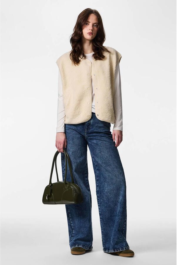 Pieces relaxed fit bodywarmer in luipaard-look model 'KATTY' - Foto 2