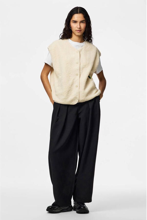 Pieces relaxed fit bodywarmer in luipaard-look model 'KATTY' - Foto 3