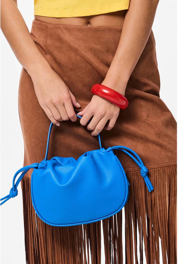 PIECES Tessa van Montfoort x Wehkamp crossbody tas PCBALLOON blauw - Foto 2