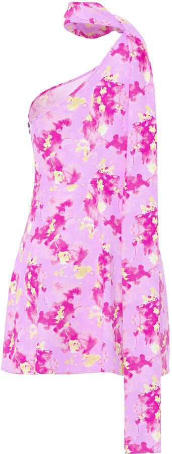 PIECES Tessa van Montfoort x Wehkamp zomerjurk roze - Foto 2