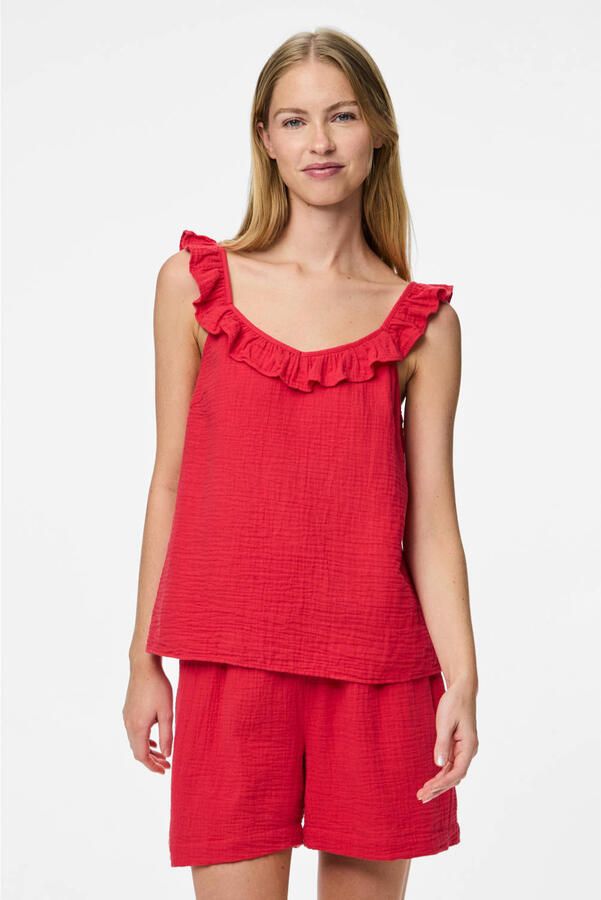 PIECES top donkerviolet
