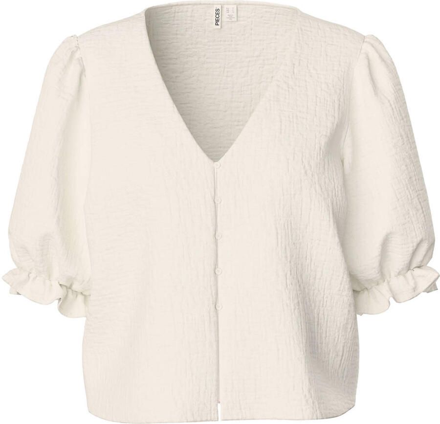 PIECES top ecru - Foto 2
