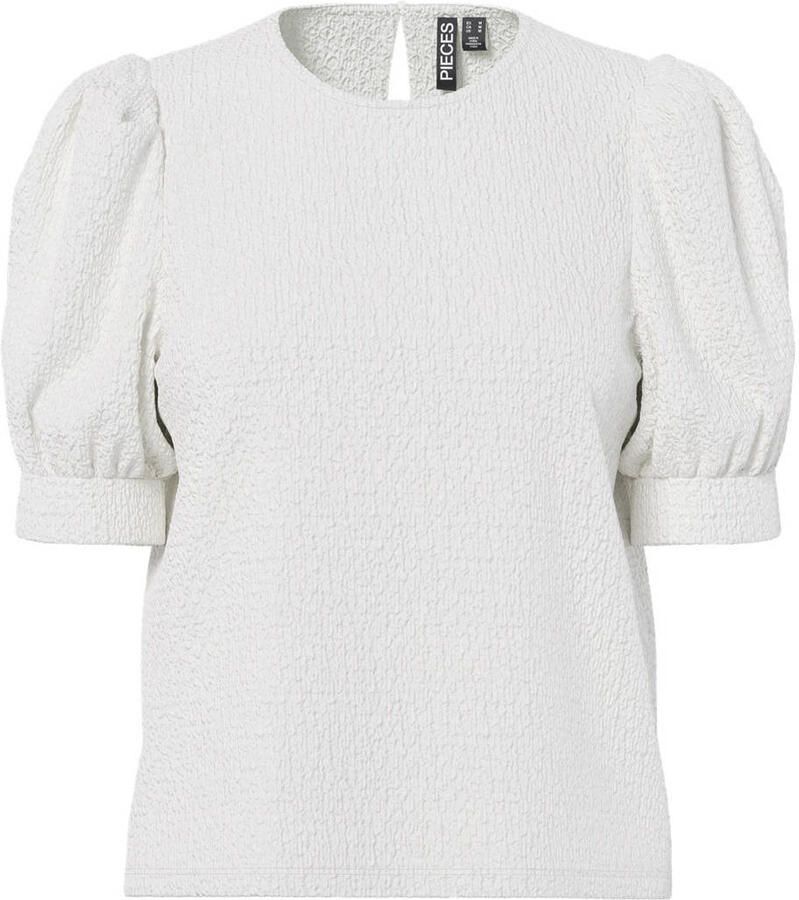 PIECES top ecru