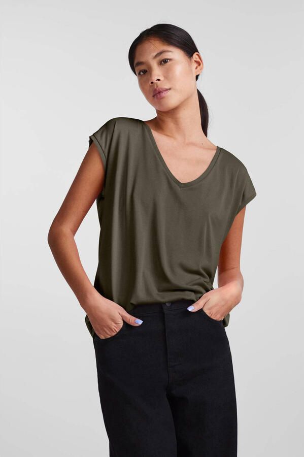 Pieces Relaxed fit T-shirt van modalmix Model 'KAMALA'