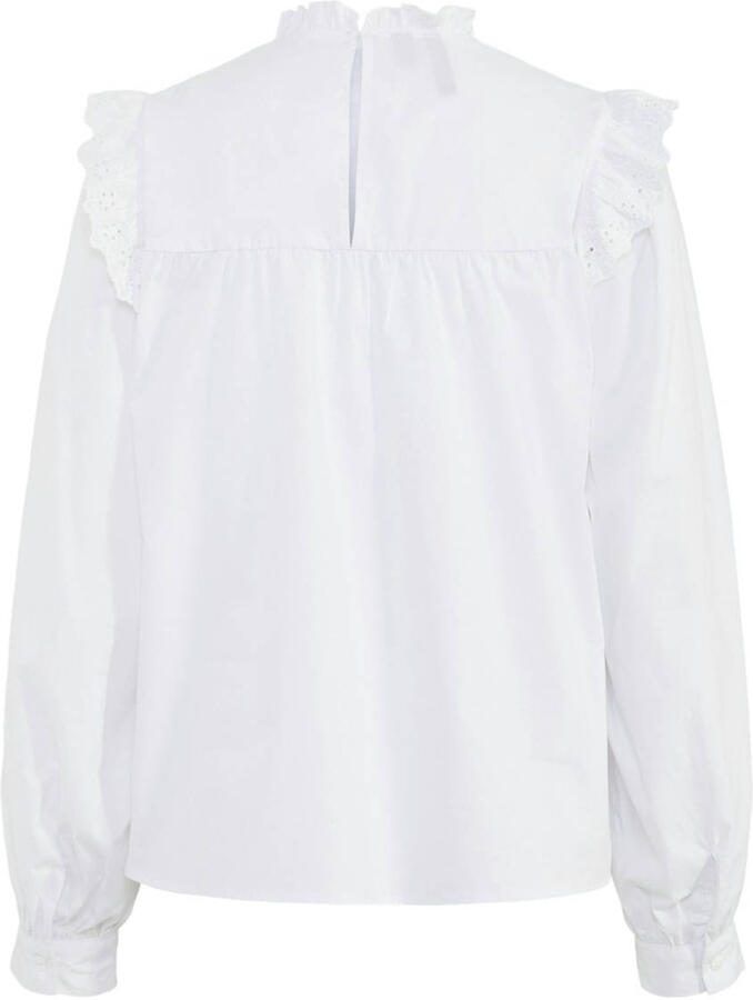 PIECES top wit broderie