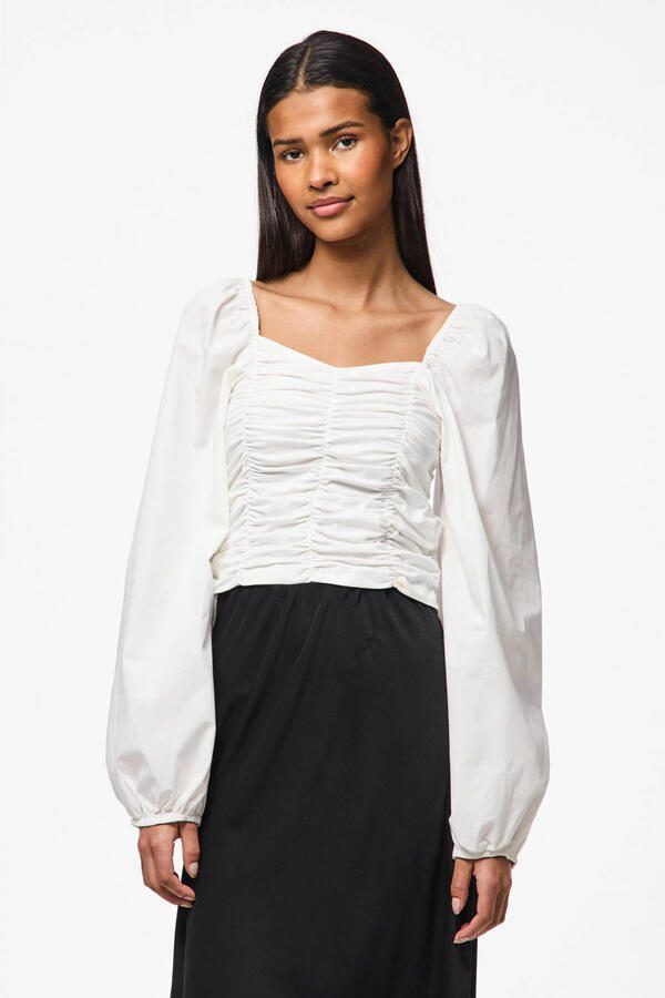 PIECES top wit - Foto 3