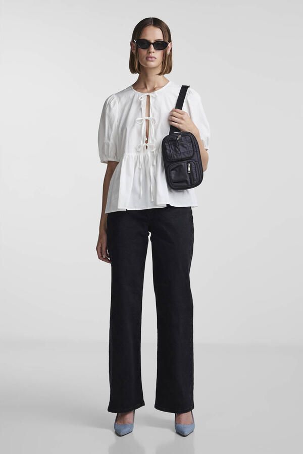 Pieces Relaxed fit tuniek in wikkellook model 'JOLLY'