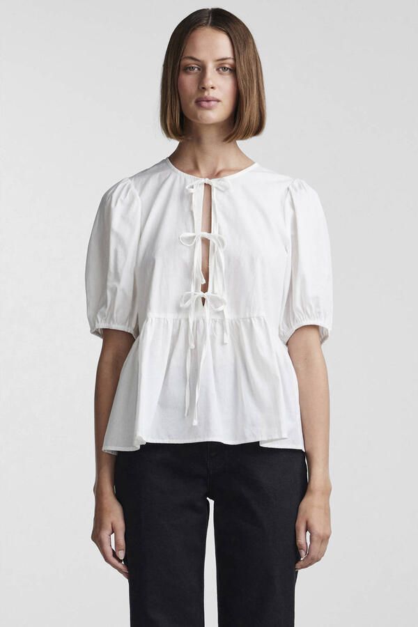 Pieces Relaxed fit tuniek in wikkellook model 'JOLLY'