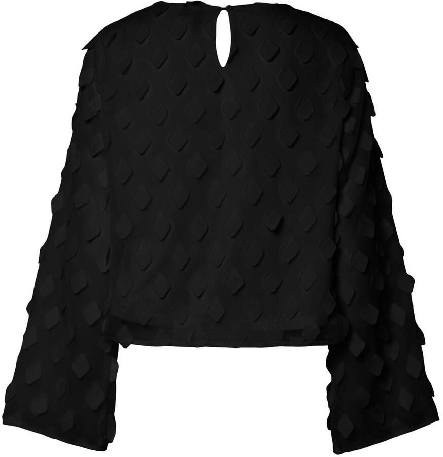 PIECES top zwart
