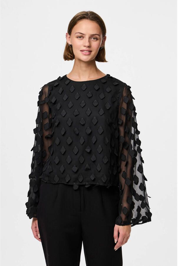 PIECES top zwart - Foto 2