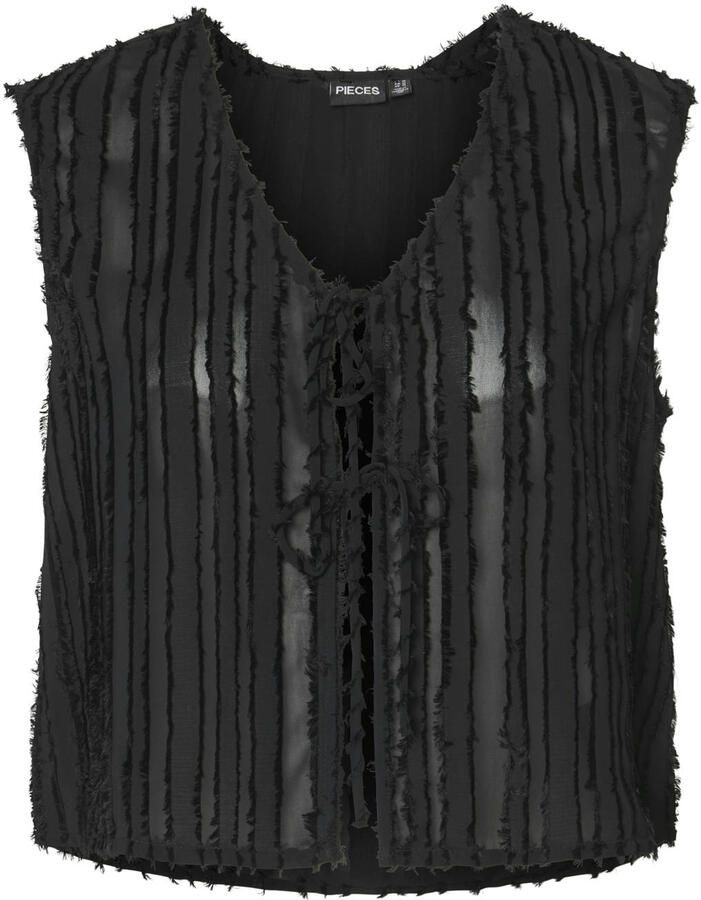 PIECES top zwart - Foto 1
