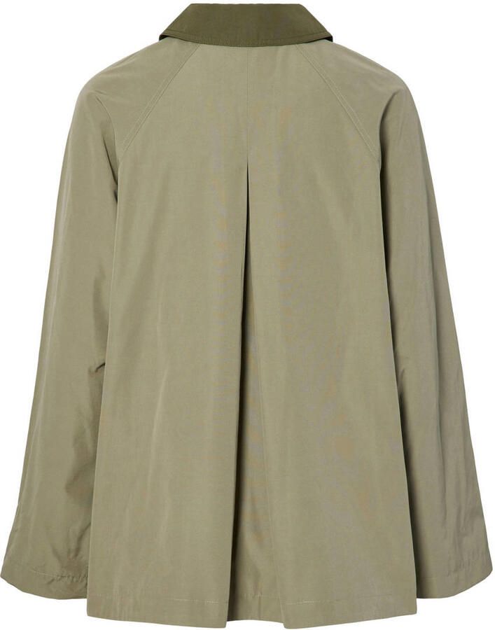 PIECES trenchcoat groen - Foto 2