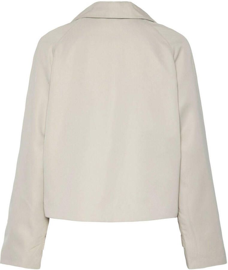 Pieces regular fit trenchcoat met brede reverskraag model 'SCARLETT'