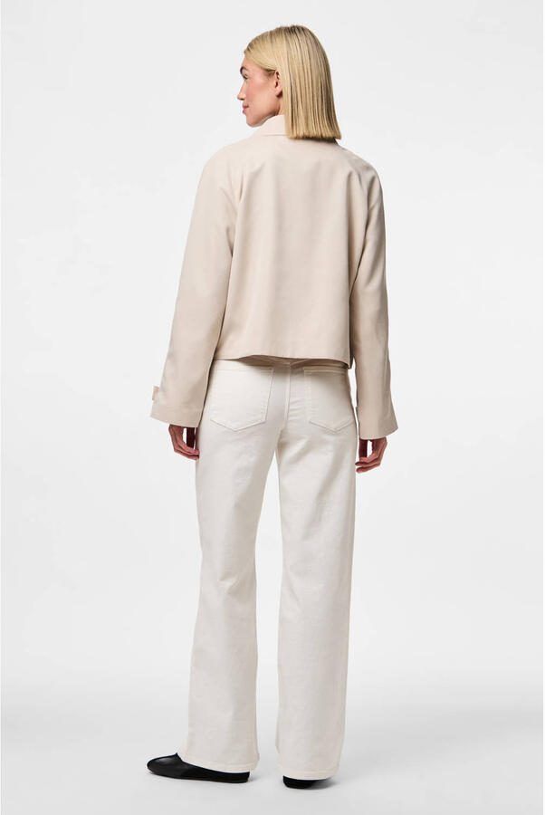 Pieces regular fit trenchcoat met brede reverskraag model 'SCARLETT' - Foto 2