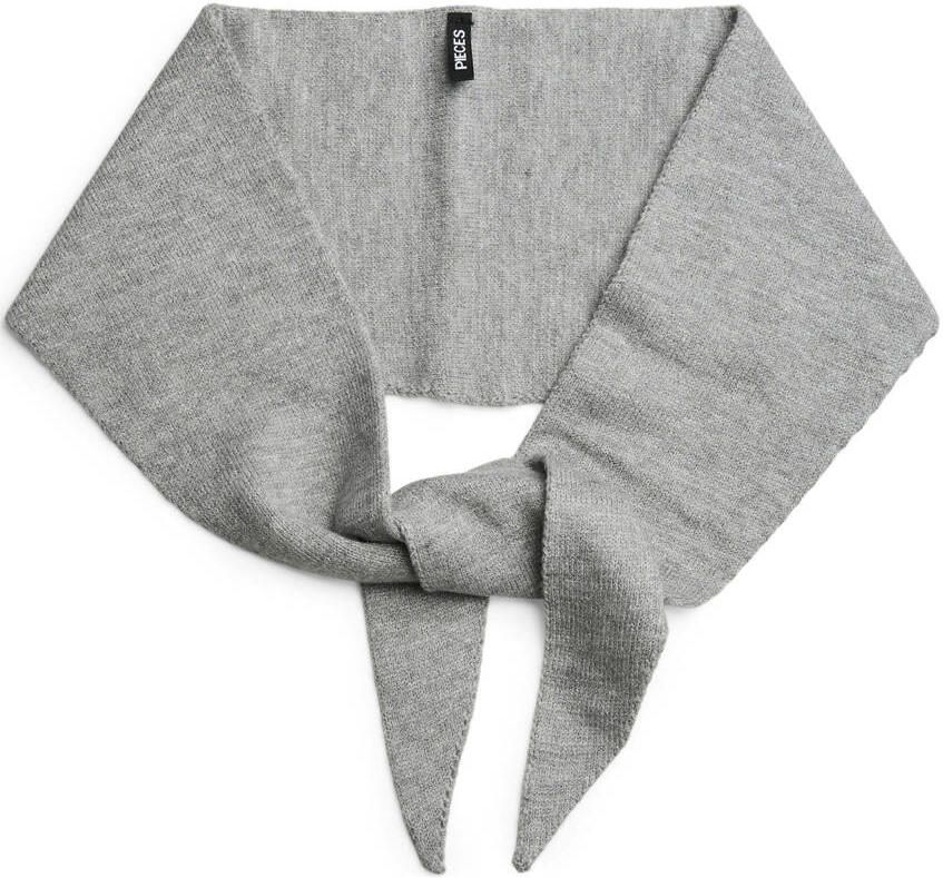 PIECES triangle scarf PCKOMMA grijs - Foto 2