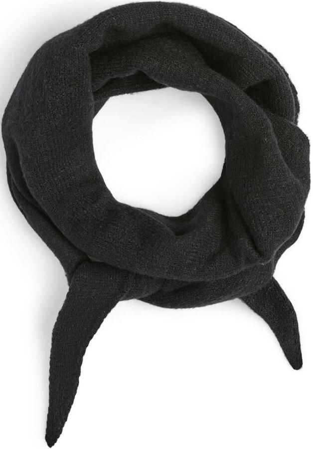 PIECES triangle scarf PCKOMMA zwart