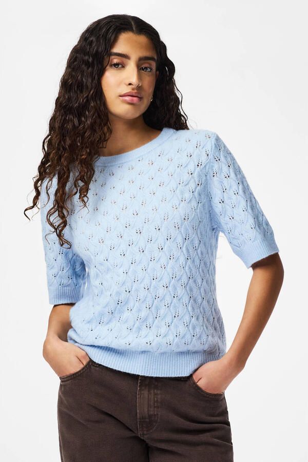 Pieces Regular fit pullover met wol Model 'LELOU'