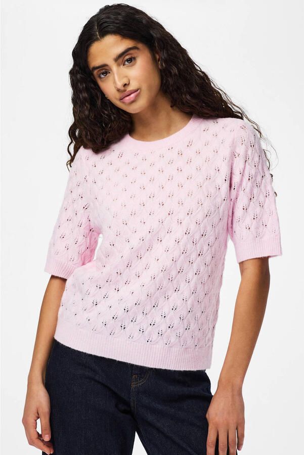 Pieces Regular fit pullover met wol Model 'LELOU'