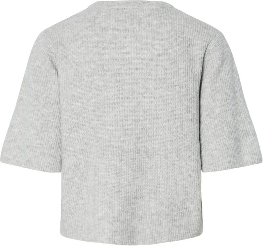 PIECES vest met wol gebreid - Foto 2
