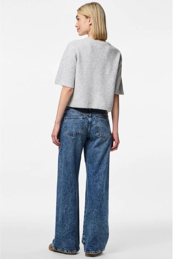 PIECES vest met wol gebreid - Foto 3