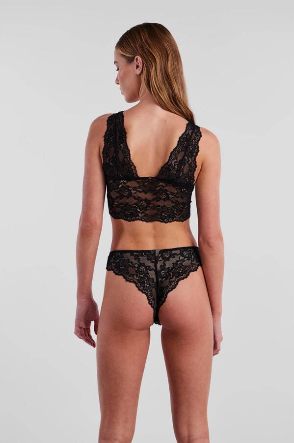 Pieces Top met bandjes van gehaakt kant model 'LINA' - Foto 2