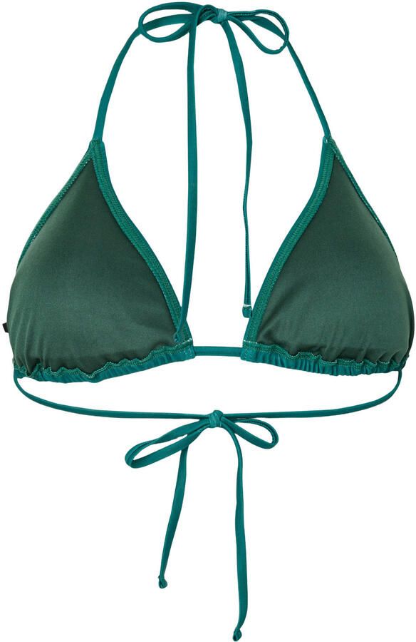 PIECES voorgevormde triangel bikinitop PCBAOMI groen - Foto 3