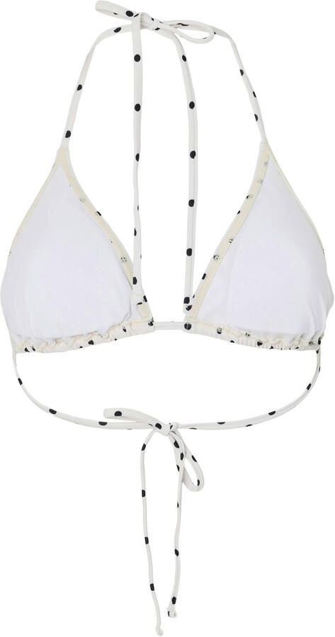 PIECES voorgevormde triangel bikinitop PCBAOMI wit - Foto 3