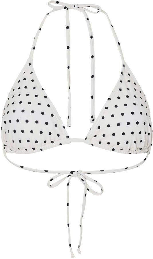 PIECES voorgevormde triangel bikinitop PCBAOMI wit - Foto 2