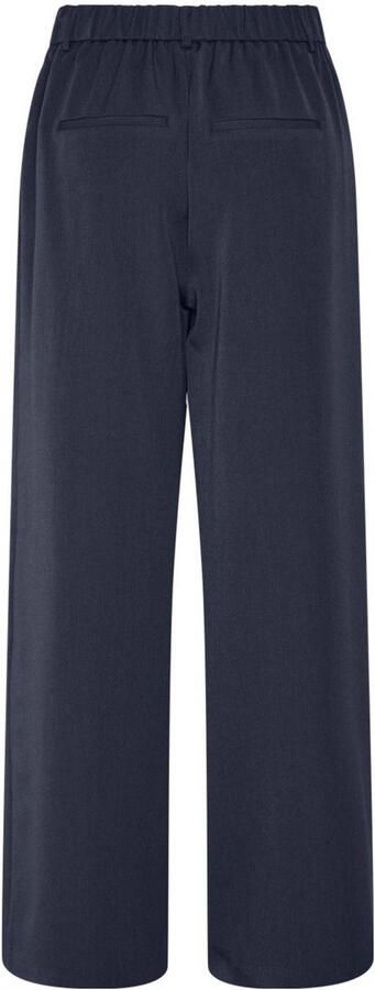 Pieces Regular fit wijde broek met riemlussen model 'KAMIL' - Foto 2