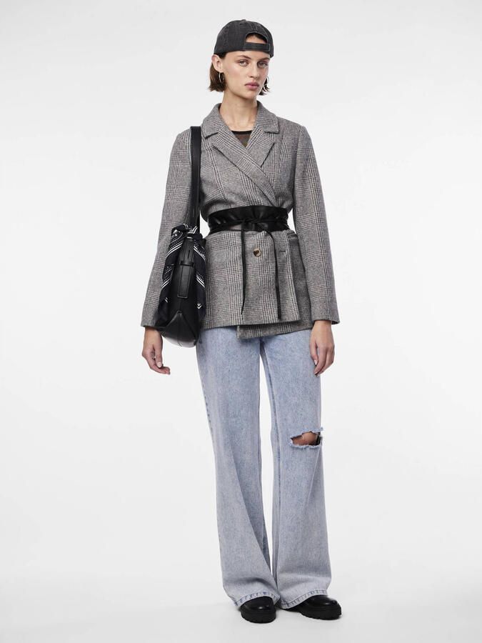 Pieces Tailleriem PCVIBS LEATHER TIE WAIST BELT NOOS