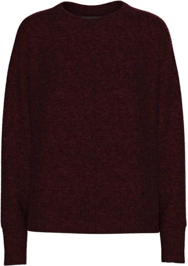 Pieces Gebreide trui PCMALOU LS O-NECK CUTLINE KNIT NOOS BC