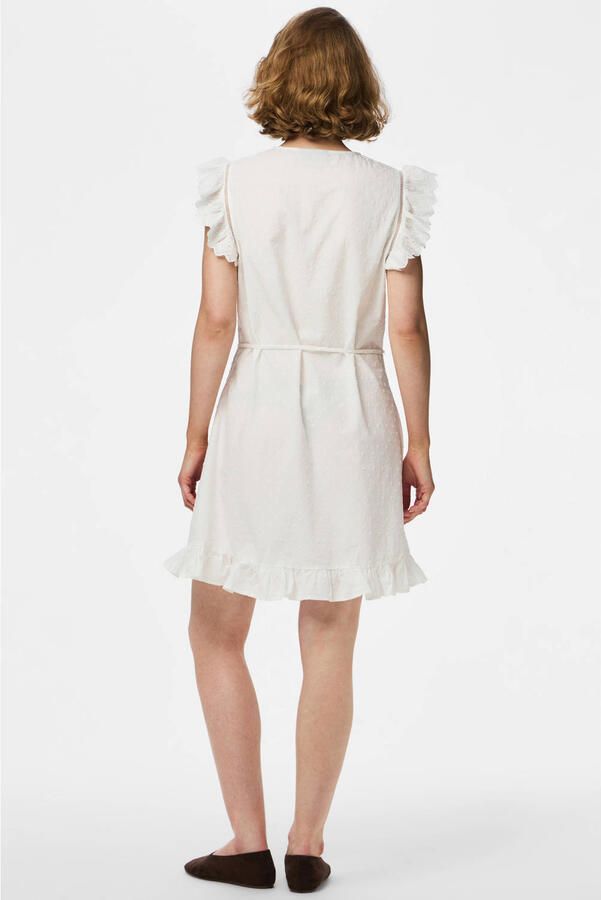 Pieces Rechte blousejurk van puur katoen model 'PCGOLDIE' - Foto 3