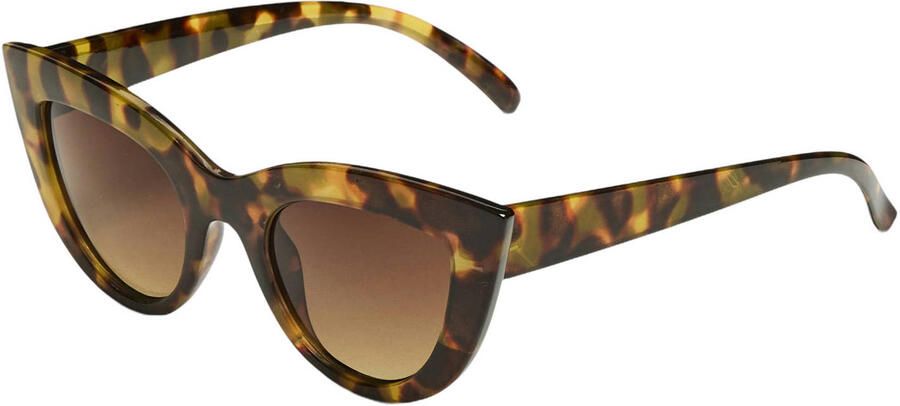 PIECES zonnebril PCDONAI met tortoise print bruin