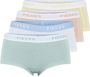 PIECES short PCLOGO (set van 4) groen geel roze wit - Thumbnail 1