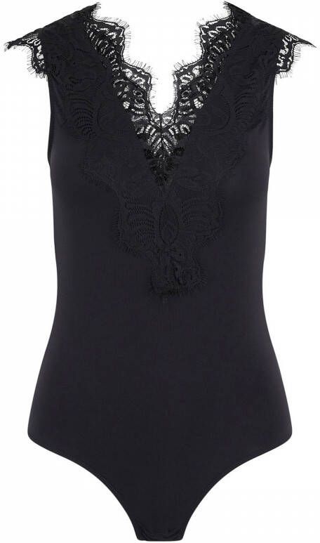 Pieces Body met gebloemd kant model 'Cilu'