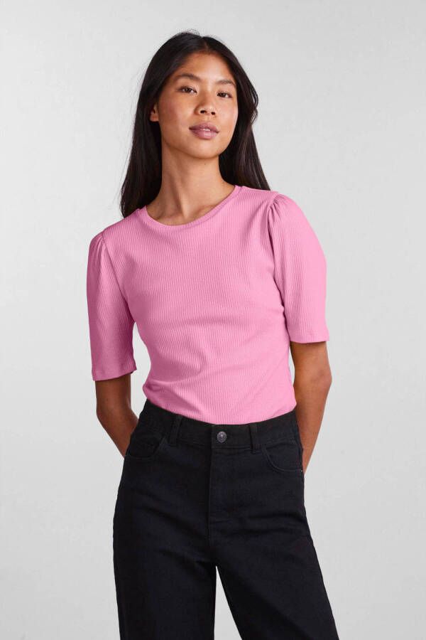 PIECES T-shirt PCRUKA roze